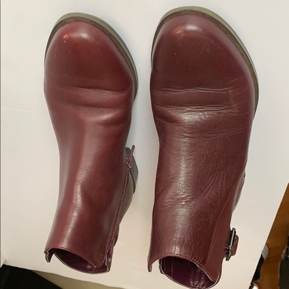 ALFANI ALF ACKE Women's Leather Burgundy Ankle Booties,Step’n Flex,Size 6.5 - Picture 9 of 12